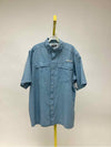 Size L HABIT Blue Men's Collared Shirts