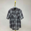 Size L Orvis Black Print Men's Collared Shirts