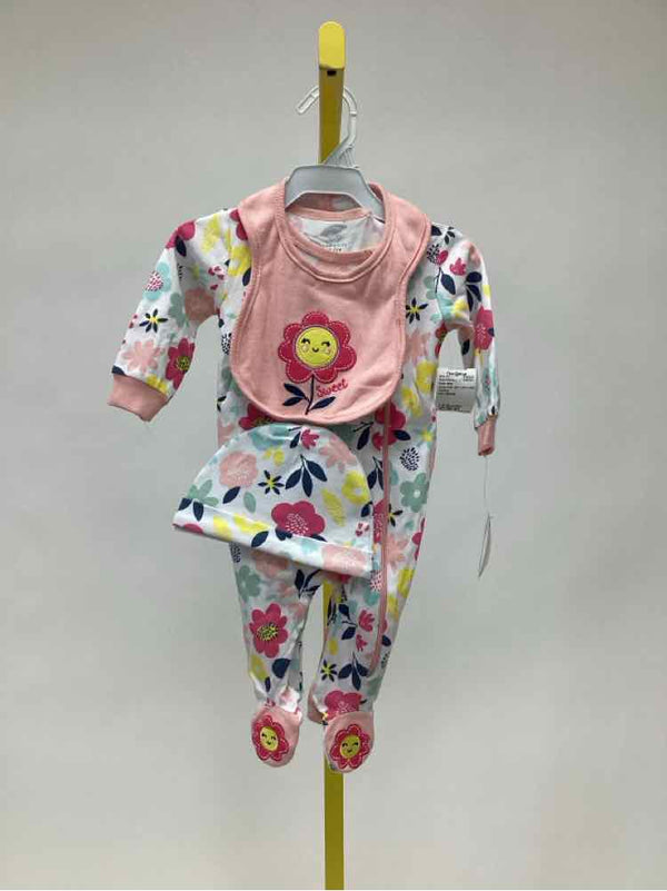 Koala Baby White floral Child Size 3-6 Months Girl's Gowns/sleepers