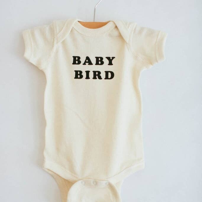 The Bee & The Fox Cream Child Size 6-12 Months Gender Neutral Onesie
