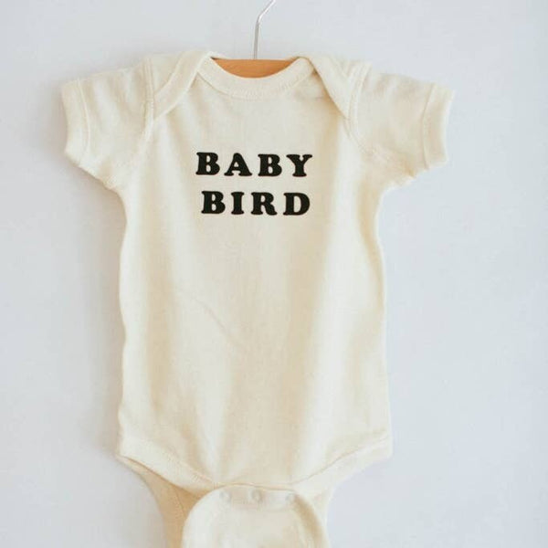 The Bee & The Fox Cream Child Size 6-12 Months Gender Neutral Onesie