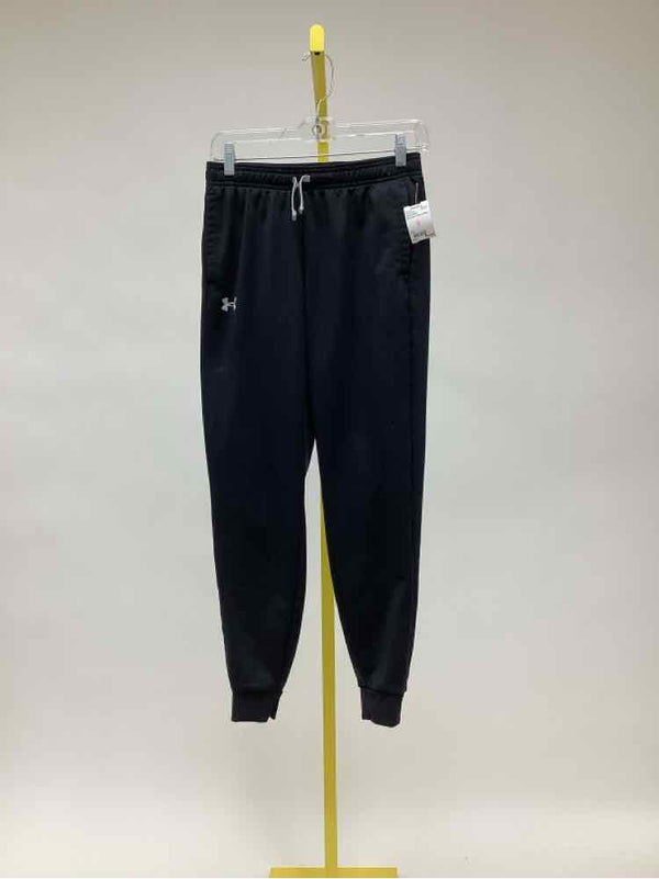 Child Size YL Under Armour Black Boy's Sweat Pants