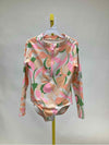 Carters peach print Child Size 7 Girl's Swim Suit/Wet Suit