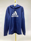 Size L Adidas Blue Men's Hoodies