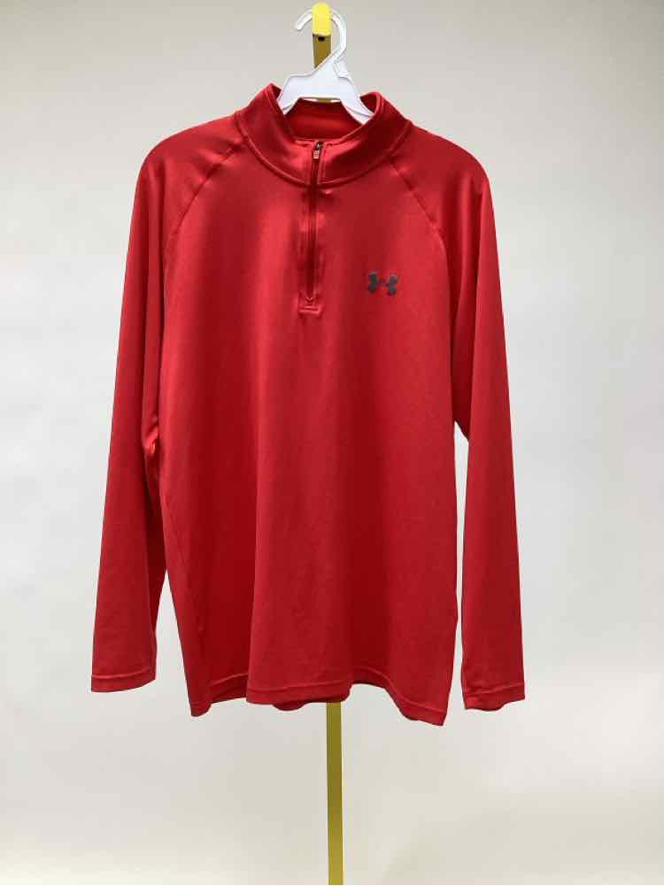 Size M Under Armour Red Men's Long Sleeve Shirt