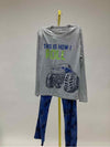 Child Size 14 Wonder Nation Gray Boy's Winter Sleepware