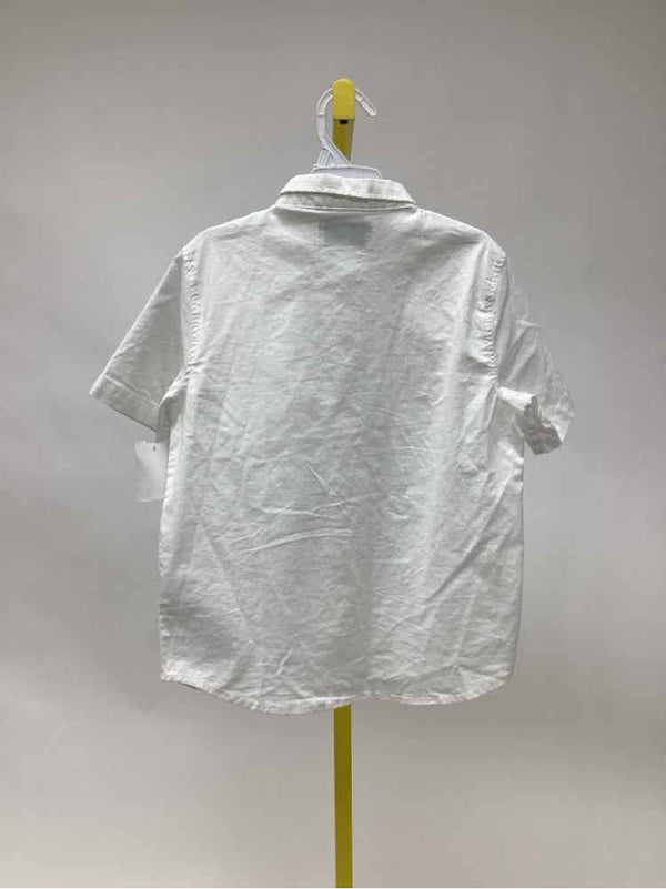 Child Size 6/7 Old Navy White Boy's Collared Shirts
