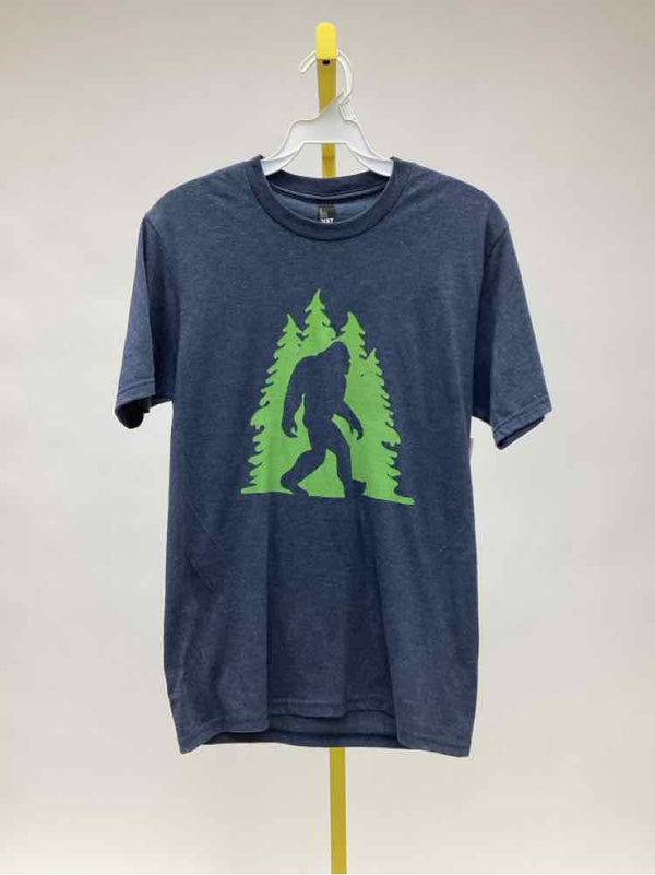 Size S District Blue Men's T-shirt