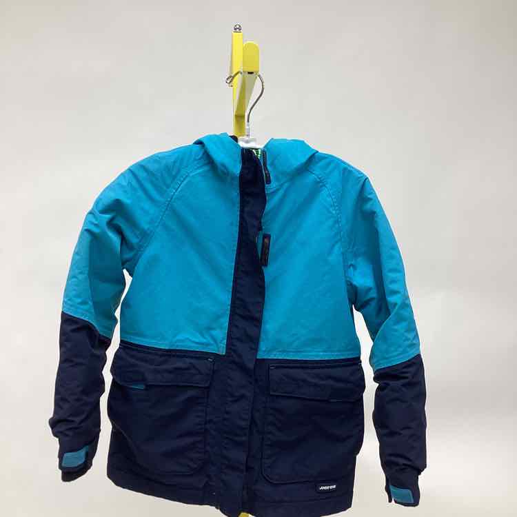 Child Size 7 Lands End Blue Boy's Winter Coat