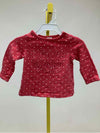 Carters Pink Print Child Size 6-9 Months Girl's Shirt