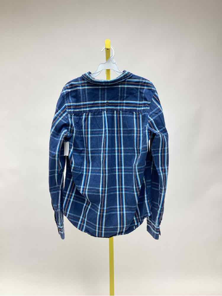 Size M prana Blue Print Men's Collared Shirts