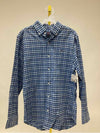 Size S vineyard vines Blue Print Men's Collared Shirts