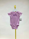 Carters Purple Print Child Size 3 Months Girl's Onesie