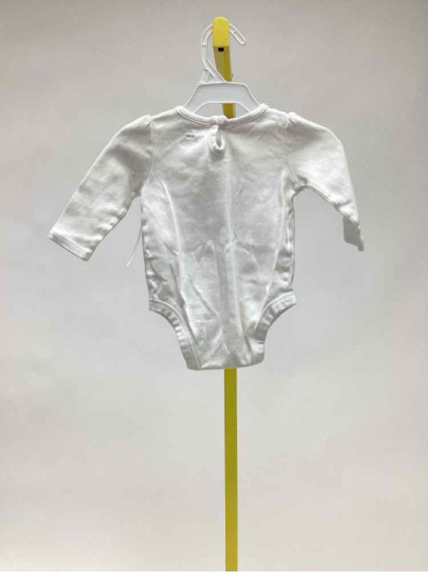 Garanimals White Child Size 6-9 Months Girl's Onesie