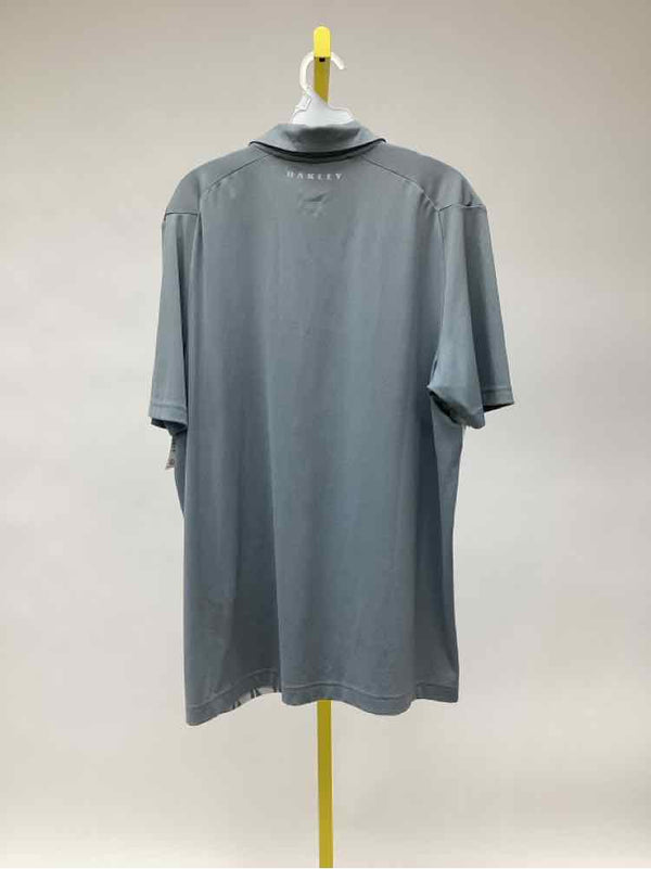 Size XXL Oakley Gray Men's Collared Shirts