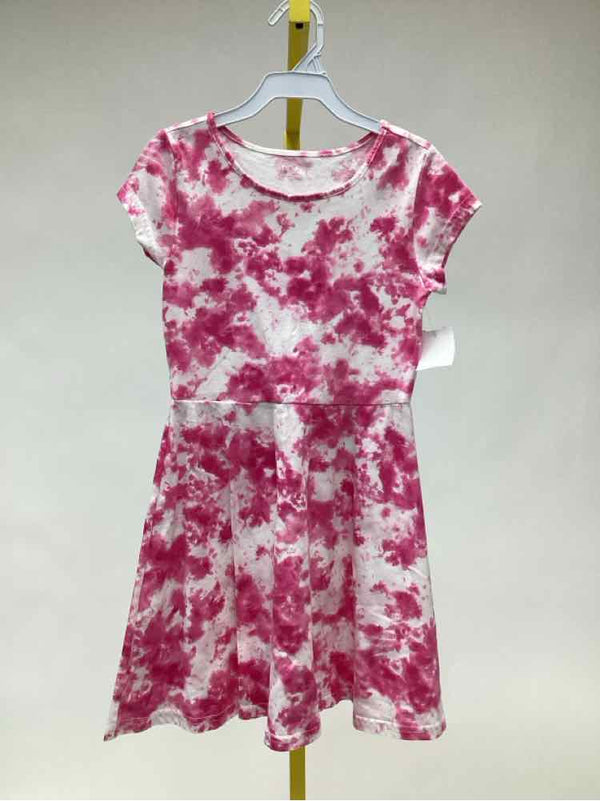 Children's Place Pink Print Child Size 7 Girl's Everyday Dress