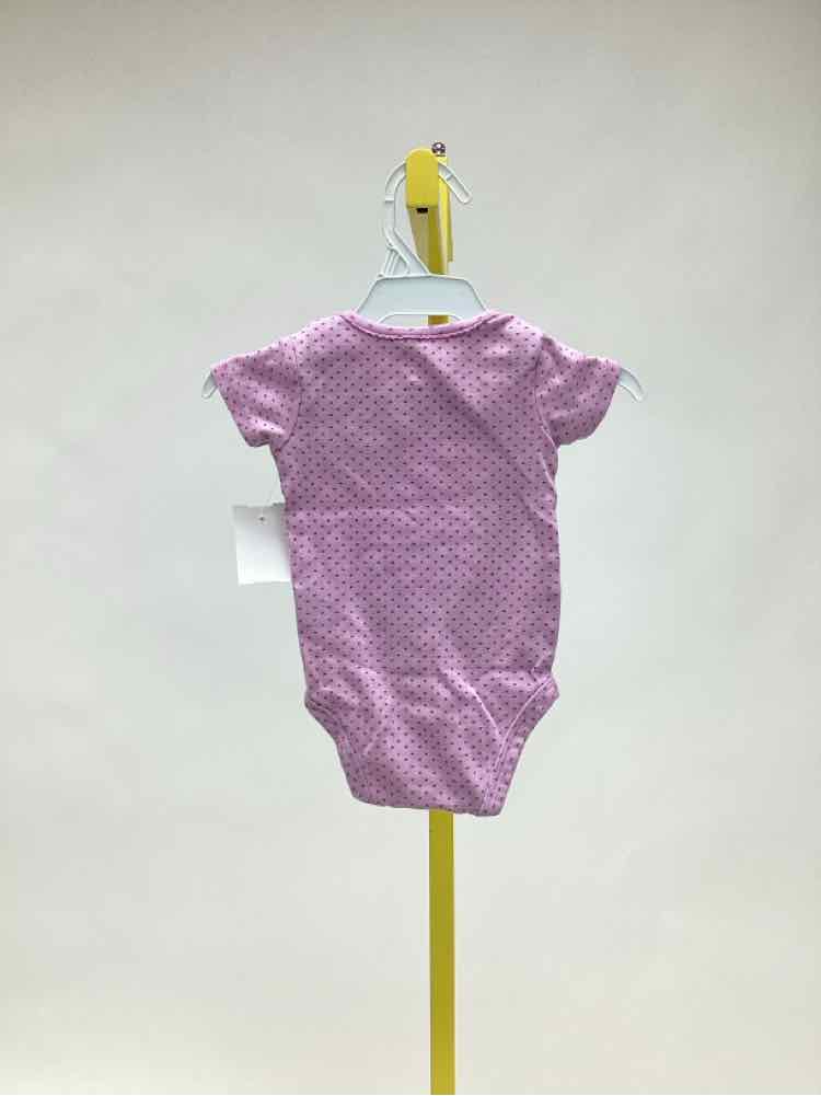 Carters Purple Print Child Size 3 Months Girl's Onesie