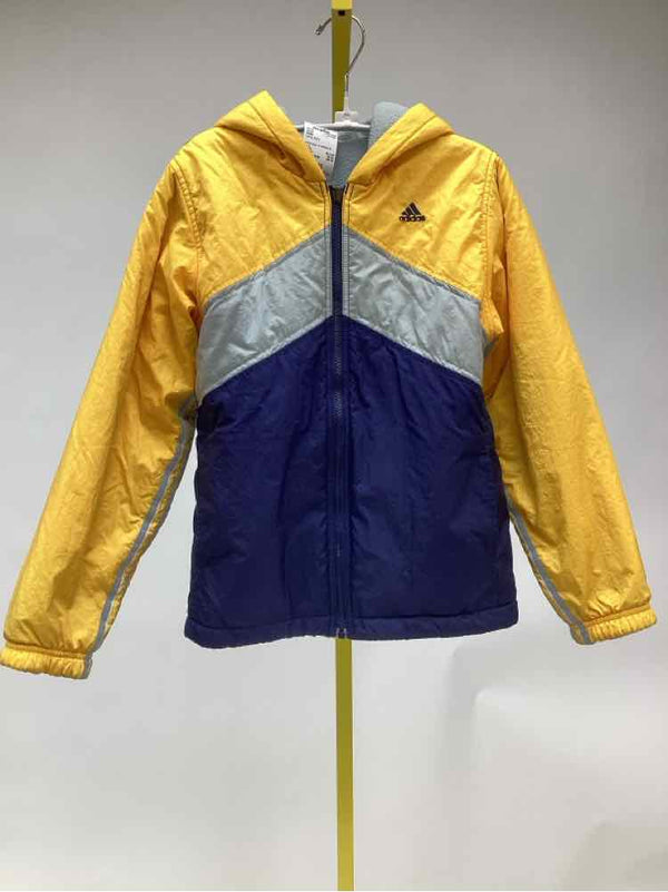 Child Size L Adidas Yellow Boy's Jackets