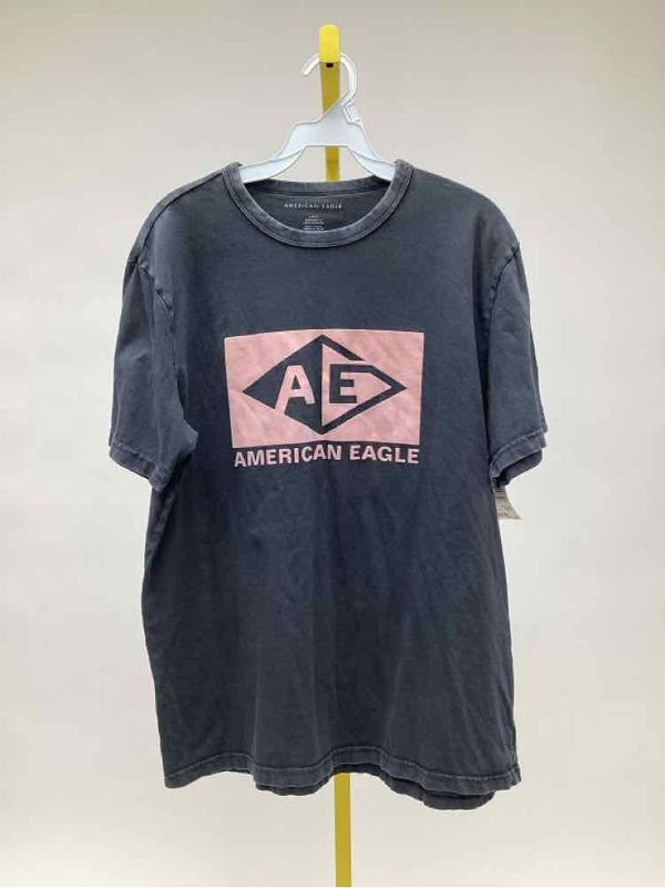 Size L American Eagle Gray Men's Graphic Tee