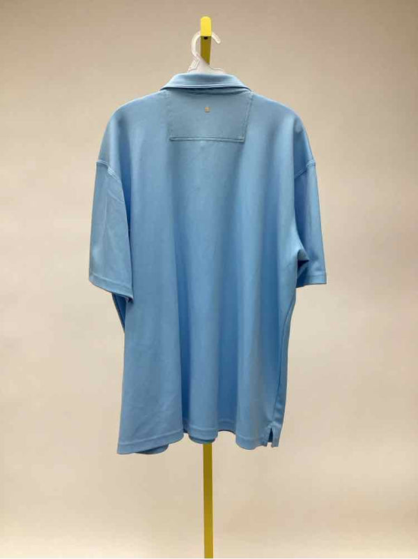 Size XXL Quiksilver Blue Men's Collared Shirts