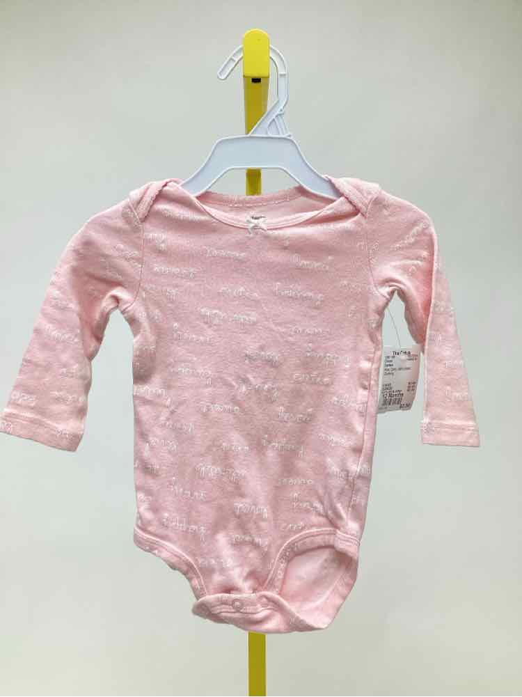 Carters Pink Child Size 12 Months Girl's Onesie