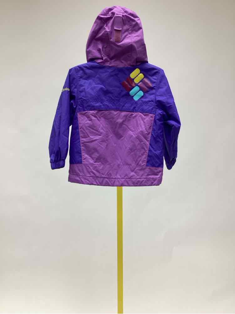 Columbia Purple Child Size 3T Girl's Rain Coat