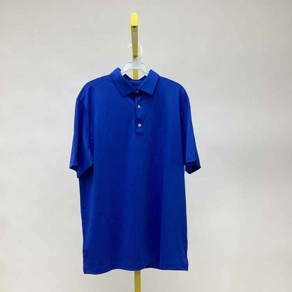 Size M Greg Norman Blue Men's Collared Shirts