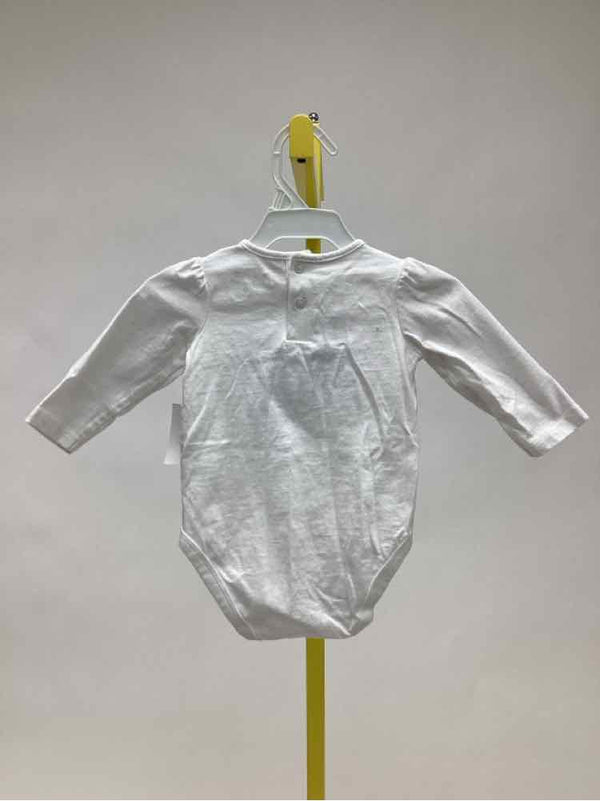 Jumping Beans White Print Child Size 6 Months Girl's Two Piece Outfit