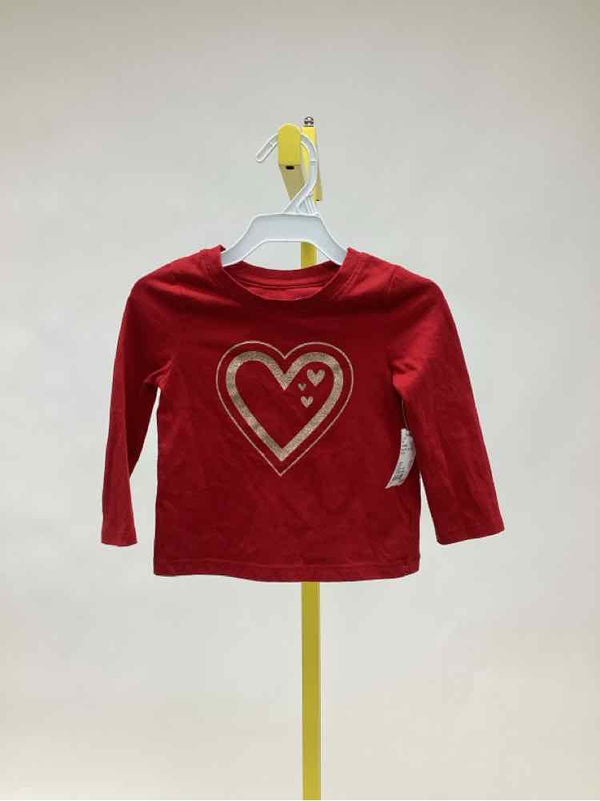 Cat & Jack Red Child Size 18 Months Girl's Shirt