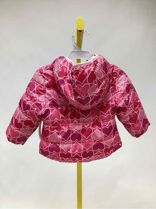 Healthtex Pink Print Child Size 12 Months Girl's Winter Coat