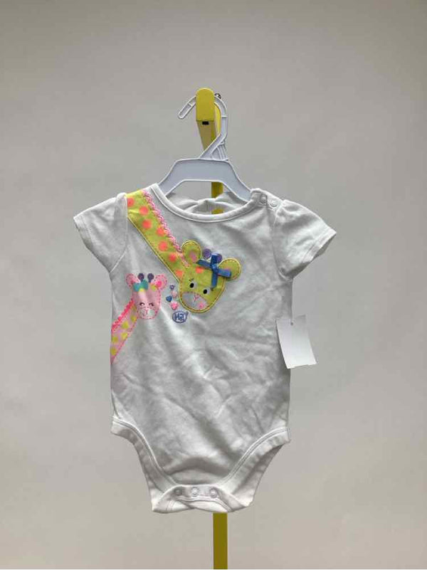 Garanimals White Child Size 6-9 Months Girl's Onesie