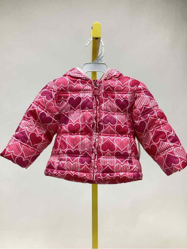 Healthtex Pink Print Child Size 12 Months Girl's Winter Coat