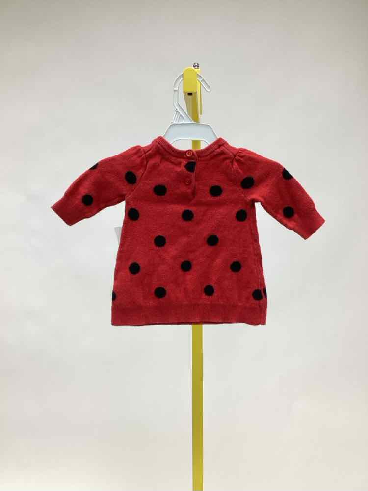 Gap Red Print Child Size 0-3 Months Girl's Sweater