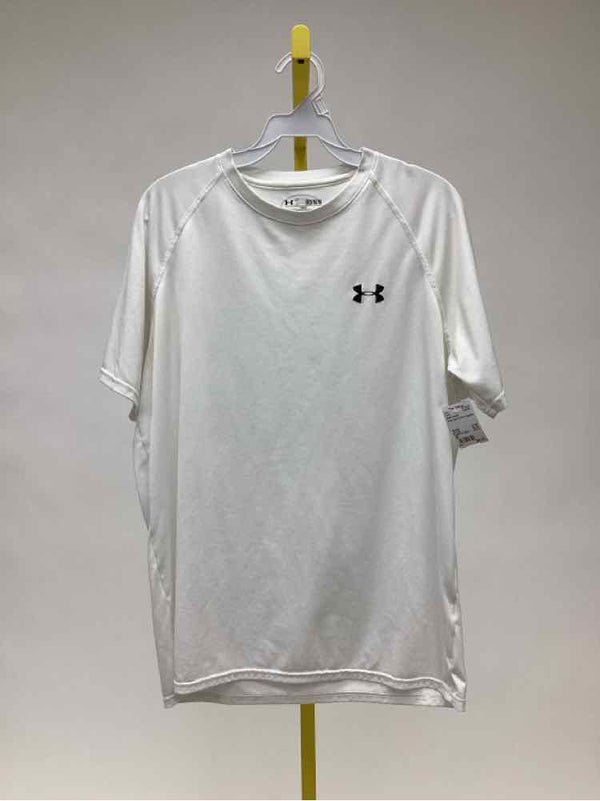 Size M Under Armour White Men's T-shirt