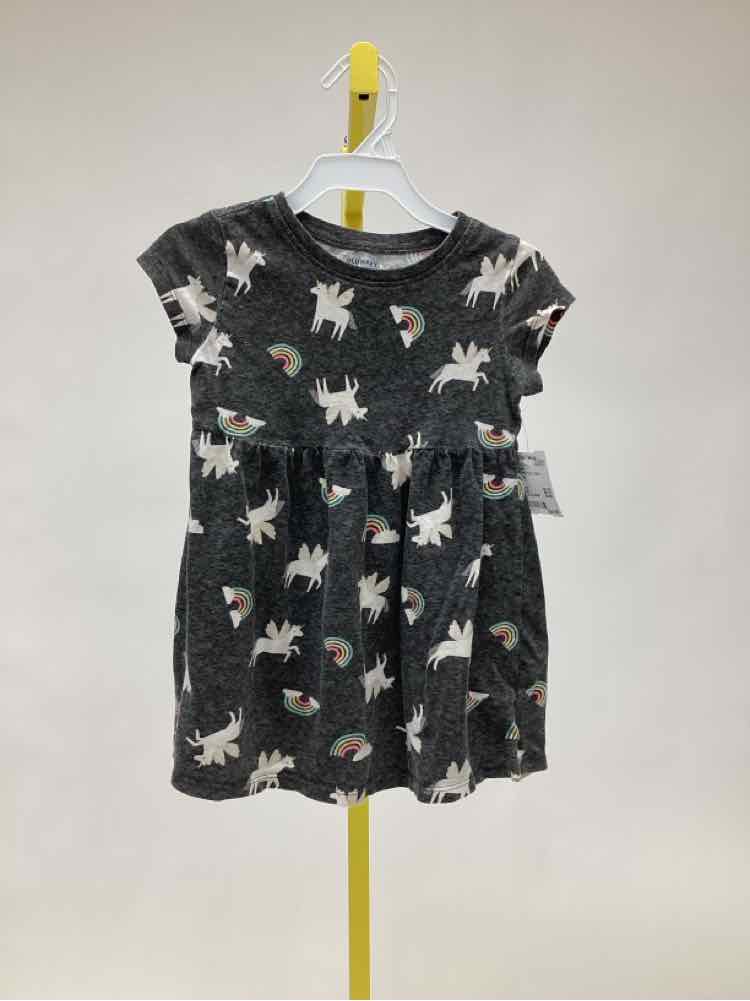 Old Navy Gray Print Child Size 3T Girl's Everyday Dress