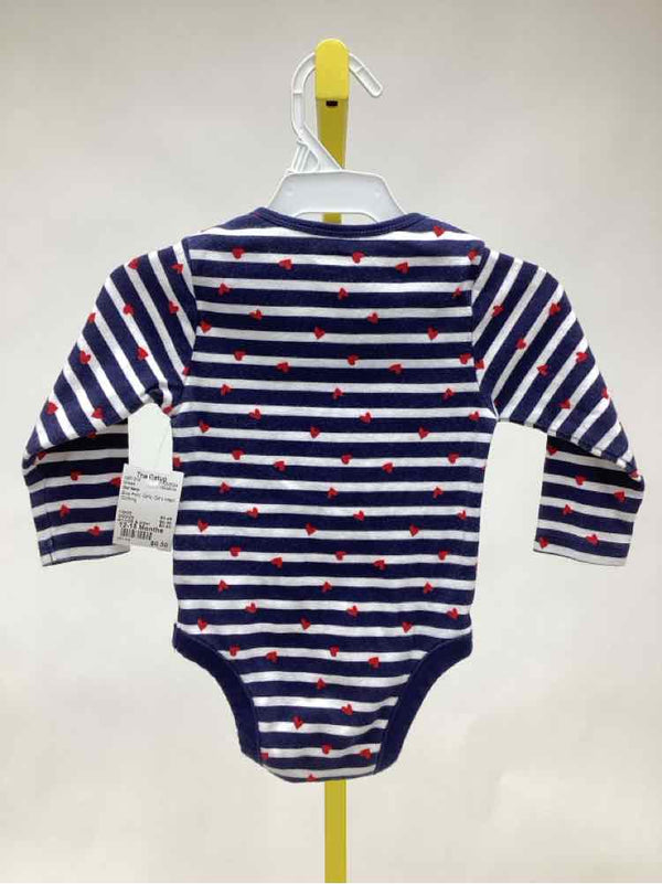 Old Navy Blue Print Child Size 12-18 Months Girl's Onesie