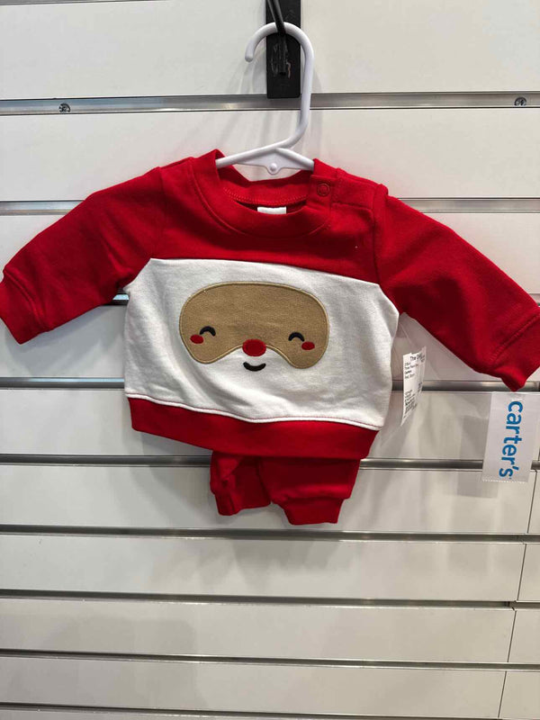 Carters Red Child Size Newborn Boy's Three Piece Outfit