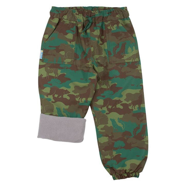 Child Size 3T Jan & Jul Gender Neutral Woodland Camo Snowpants