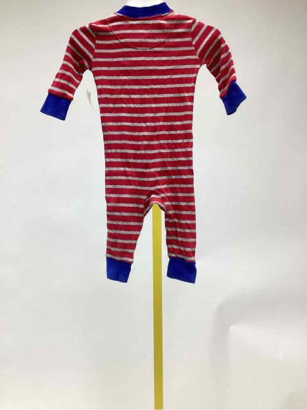 Little Me Red Print Child Size 12 Months Boy's Gowns/Sleepers