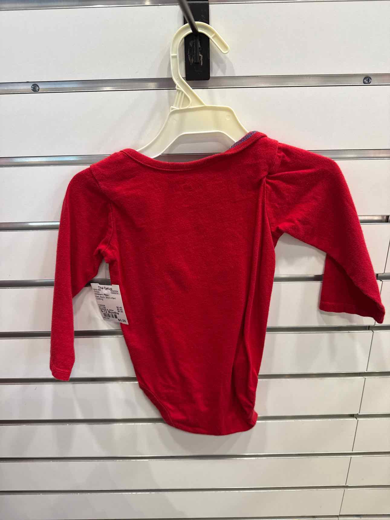 Children's Place Red Child Size 9-12 Months Boy's Onesie