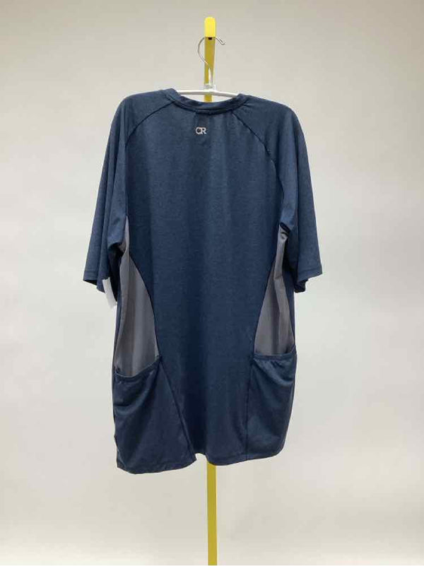 Size XL Club Ride Navy Men's Short Sleeve Shirt