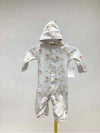 BabyClubChic White Print Child Size Newborn Girl's Two Piece Outfit