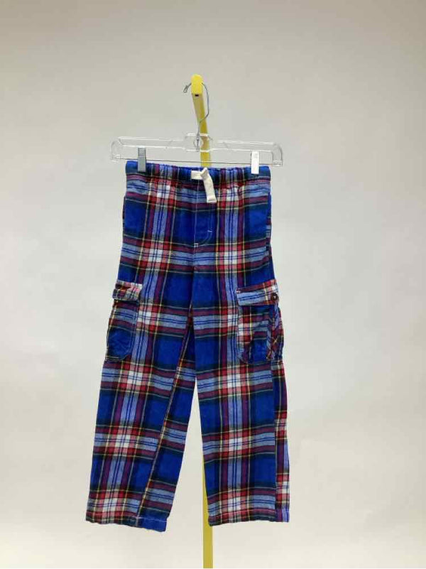 Child Size 8 Mini Boden Blue Print Boy's Sweat Pants