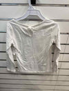 Carters White Child Size 5T Girl's Long Sleeved Tops