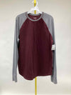 Size L Goodfellow and Co Burgundy Men's Long Sleeve Shirt