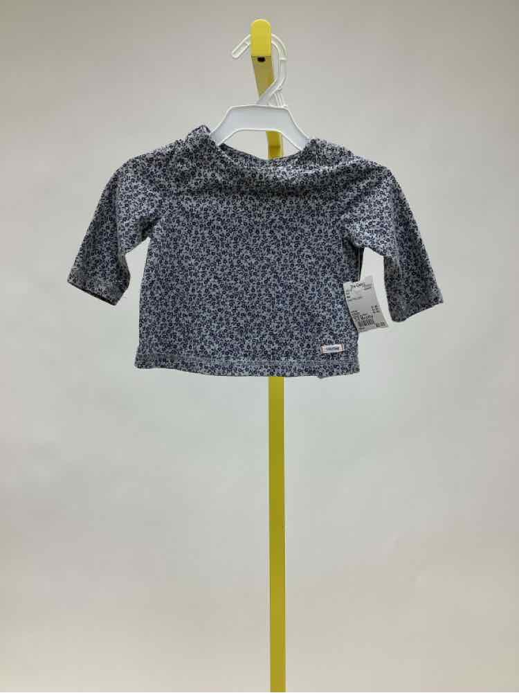 Gap Gray Print Child Size 3-6 Months Girl's Shirt