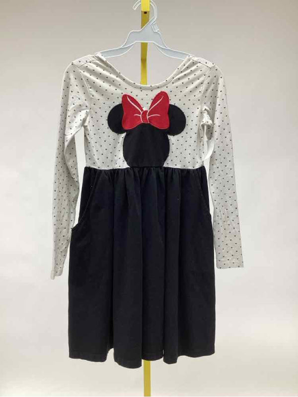 Disney Black Print Child Size 10 Girl's Everyday Dress