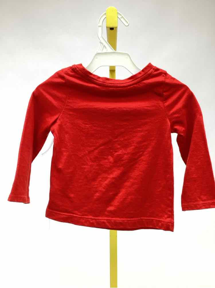 Cat & Jack Red Child Size 18 Months Girl's Long Sleeved Tops