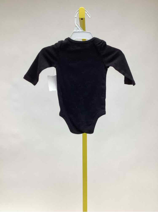 Okie Dokie Black Child Size 3 Months Girl's Onesie