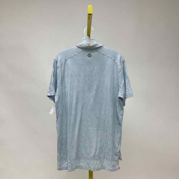 Size M tasc Blue Print Men's Collared Shirts